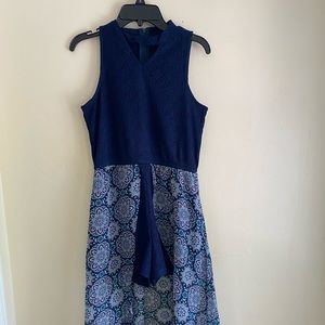 Justice high low romper